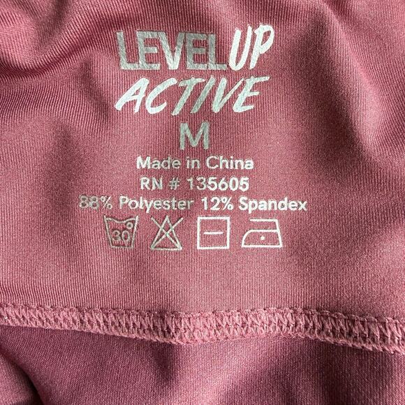 Level Up Active Workout Leggings Women Medium Thigh Pockets Gym Loungewear Pants - Picture 5 of 10